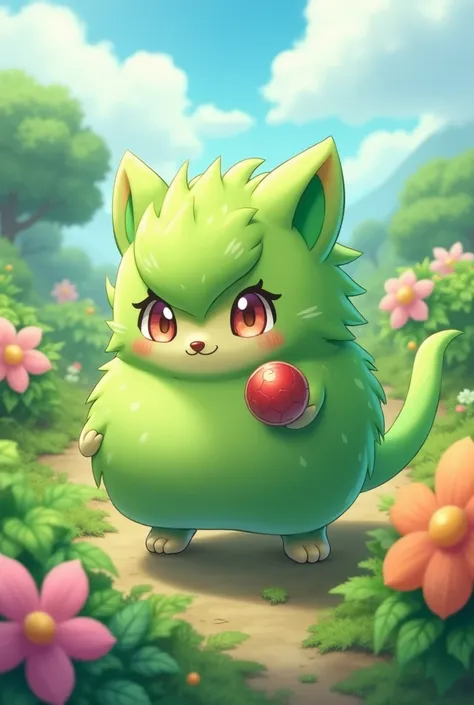 Floragato, fur Pokemon, grass,paldea region,yoyo