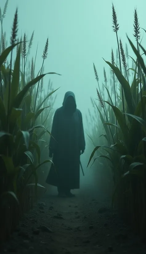 If you come too close, you’ll hear the rustling of corn stalks that shouldn’t exist, and the faint sound of a scythe slicing through the air