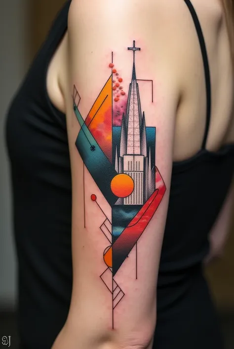 
Tattoo of the tile mosaics of the ray movement that starts in the north of Brazil, use featuringo base as imagens desse site https://www.archdaily.featuring.br/br/997637/lightning-that-splits-architecture-between-shards-and-colors-in-the-stop , offwhite,t...