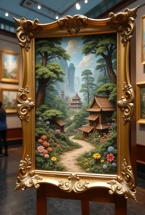 Museum with miniature paintings from YouTube 16:9
