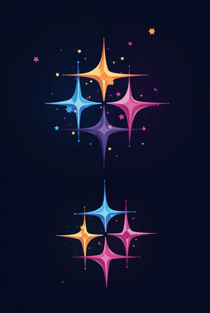 A logo for my dance formation called “Fewstars”. Work with stars. It should be 3 dimensional.