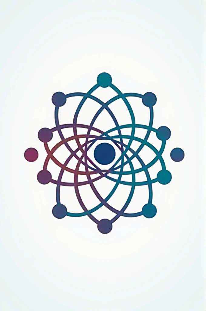 Create a minimalist logo about physics and nuclear engineering for the ipn esfm school