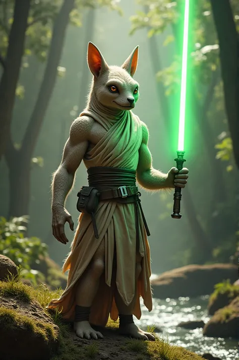 reimagine the Star Wars character Sebulba the Dug, as a powerful Jedi.