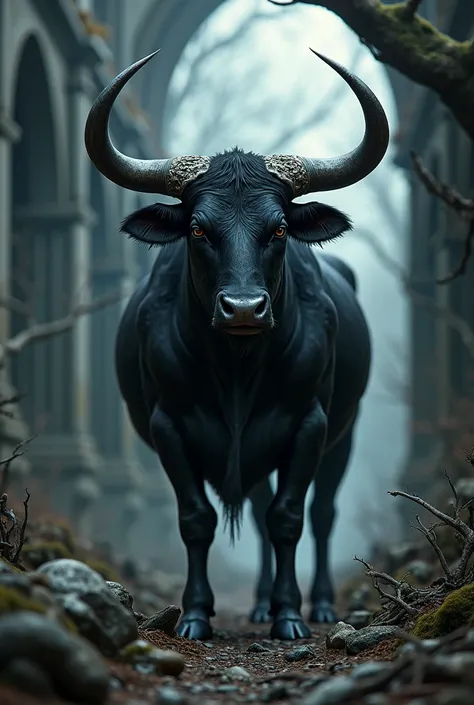 A BULL WITH GOTHIC CHARACTERISTICS