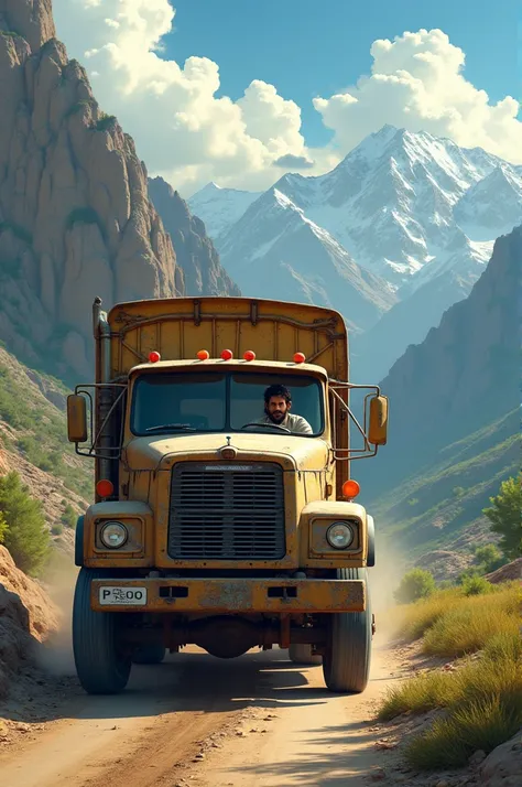 Young Pakistan By Driving The Truck 