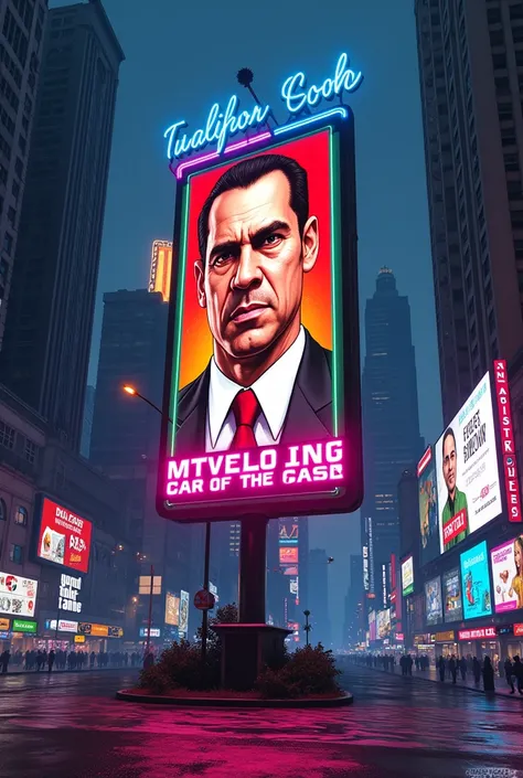 create an advertising sign in gta v