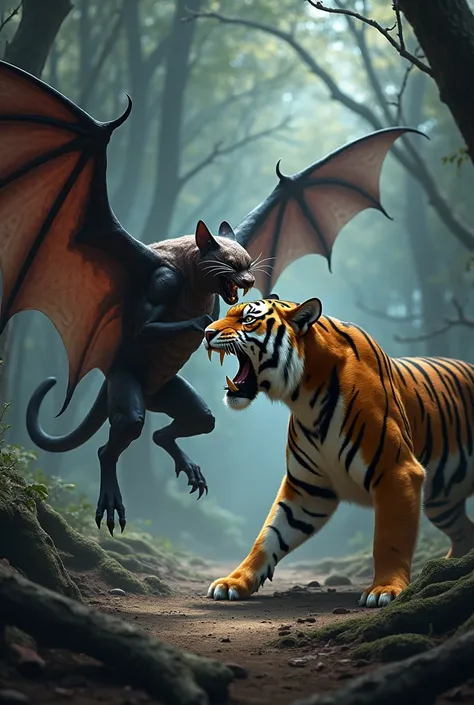 Bat and tiger dangerous 