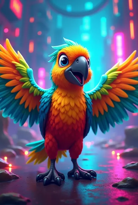 parrot gaming mascot