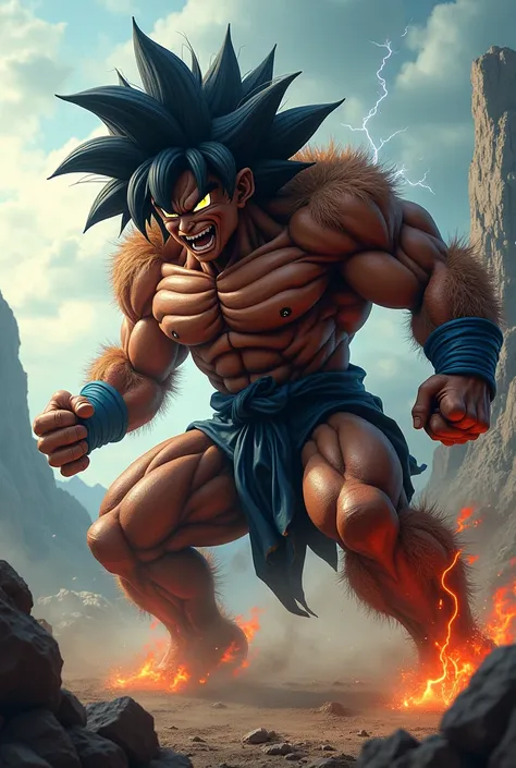 draw goku in beast mode