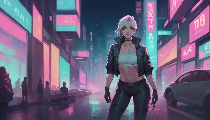 cyberpunk city 