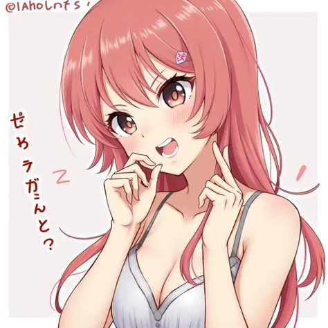 R18 illustrations、Anime-style illustration of a girl begging for fingering