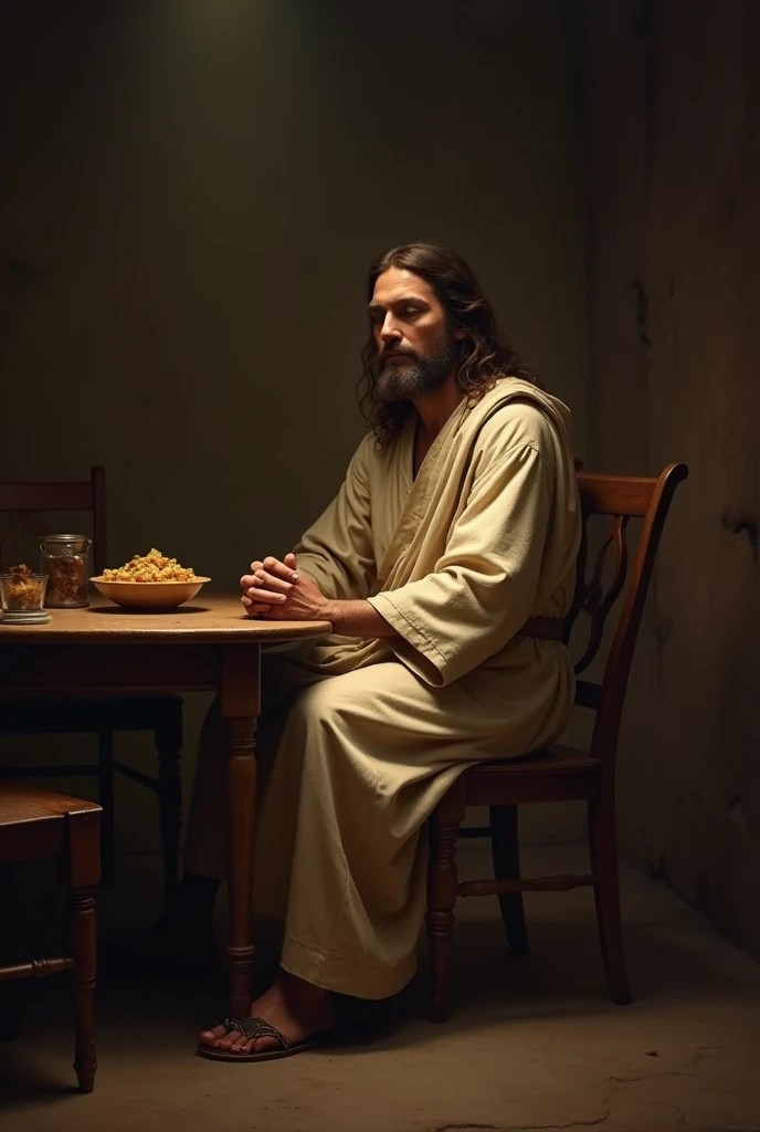 Jesus at the table 