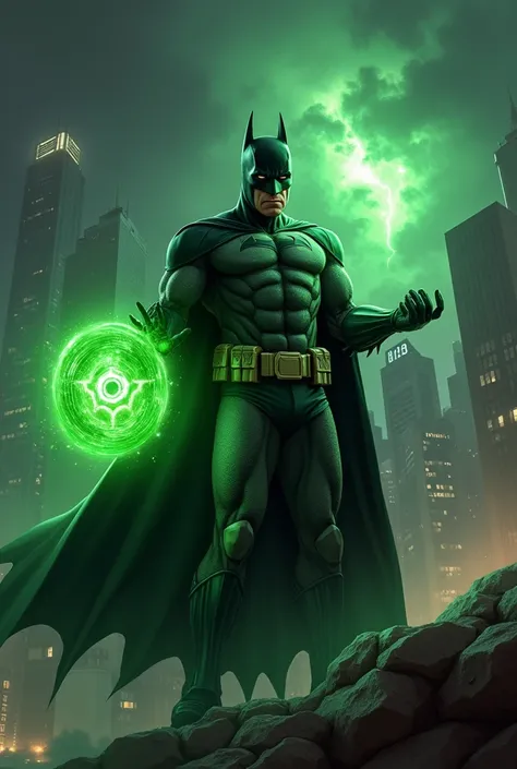 Batman as a Green Lantern