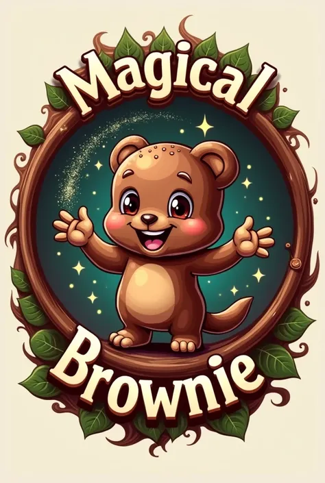 A magic brownie logo
