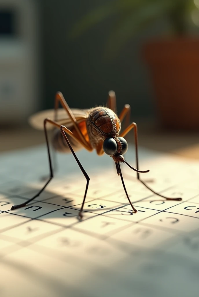 A mosquito playing sudoku