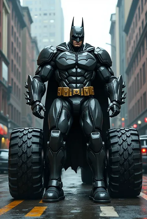 Giant Batman truck with weapons and armored transformer style

