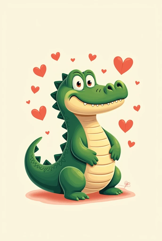 Crocodile , logo type , Love and friendship