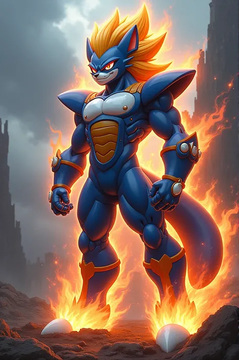 lucario as vegeta