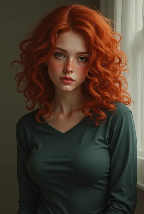 Breen is an insecure and introverted woman who has lived her whole life being in the shadow of an overbearing mother, had red curly hair , fit body strong and curvy figure, with freckles 