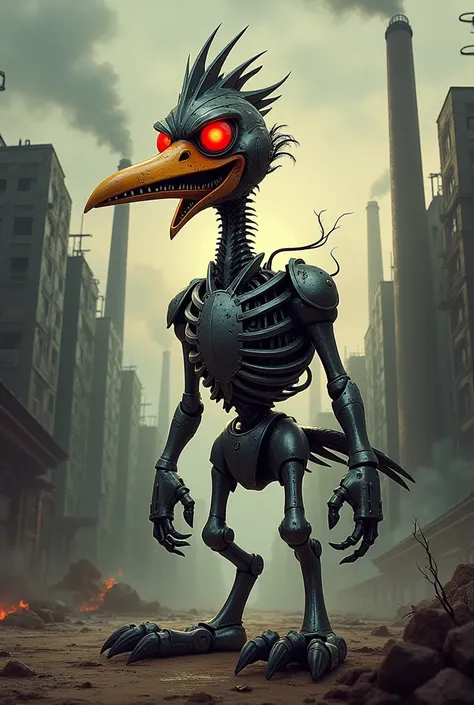 Looney Tunes Roadrunner resembling Iron Maiden&#39;s Eddy