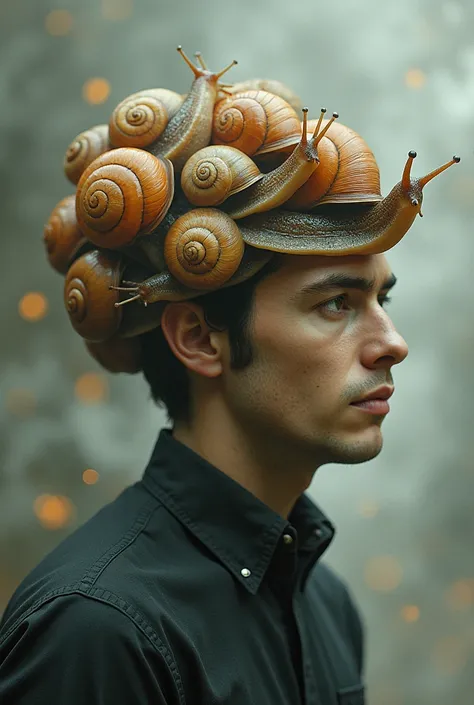 A Man with a Brain Made of Snails