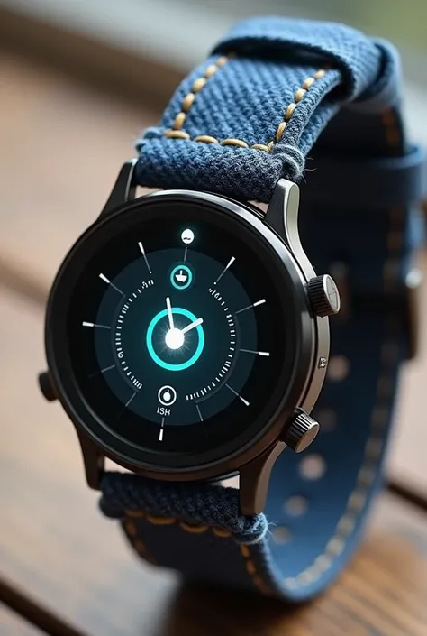 Make a eco-friendly smart watch with a flashlight feature and warning siren, also the straps of the watch was made out of old demin jeans and it can be used as keychain 
