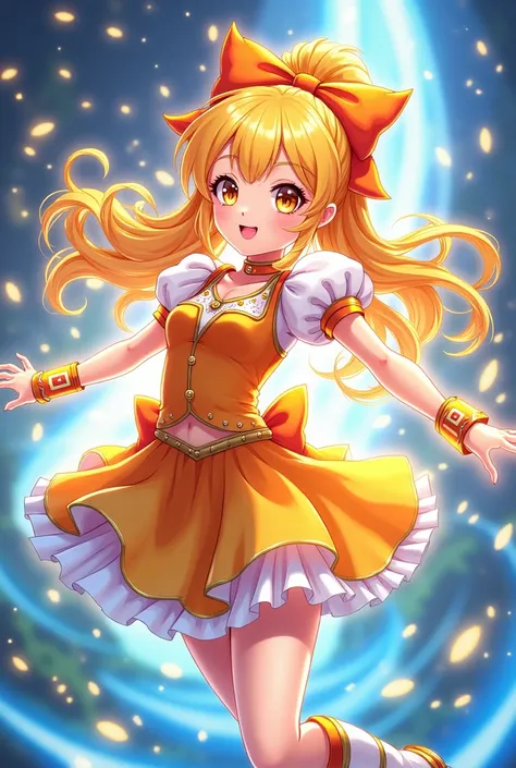 Yellow Magical Girl　Anime Style