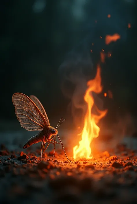 Moth fly to the fire 