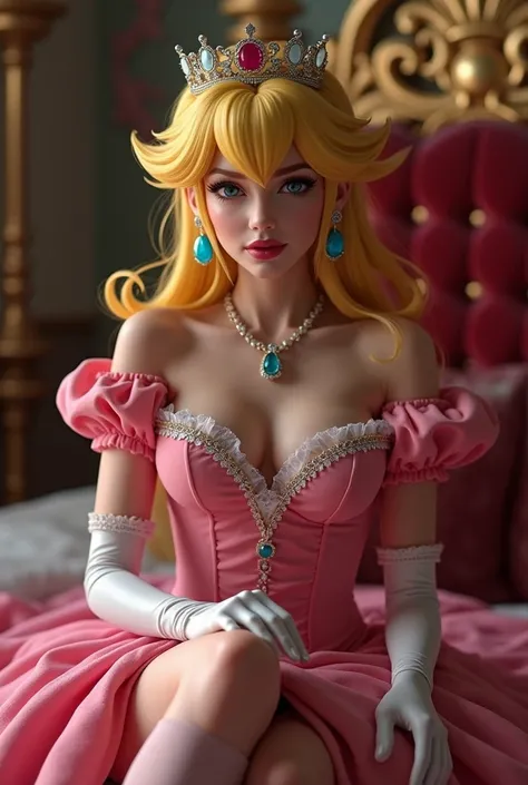 Princess peach findom payed to be pretty and puts her feets in your face to lick them