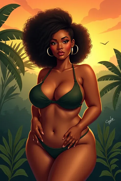 Big boobs African woman