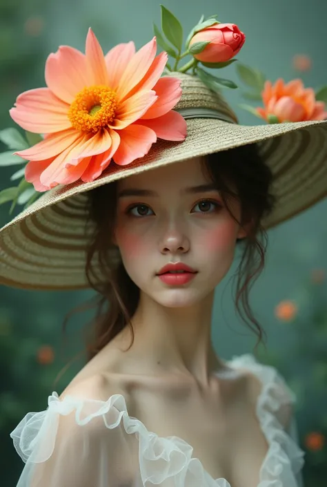 Flower for hat