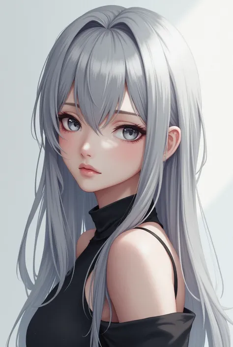 Suzumi Hyllested - Suzumi Tribute. Half-Danish, half-Japanese girl with grey eyes and straight silver hair styled hime cut and side bangs.
Stand at 175cm with the weight of 52kg.