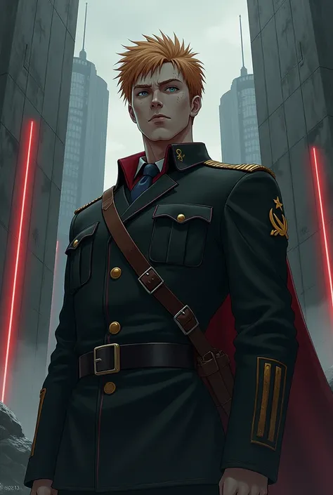 Stark  anime Bleach version sovietic soldier  

