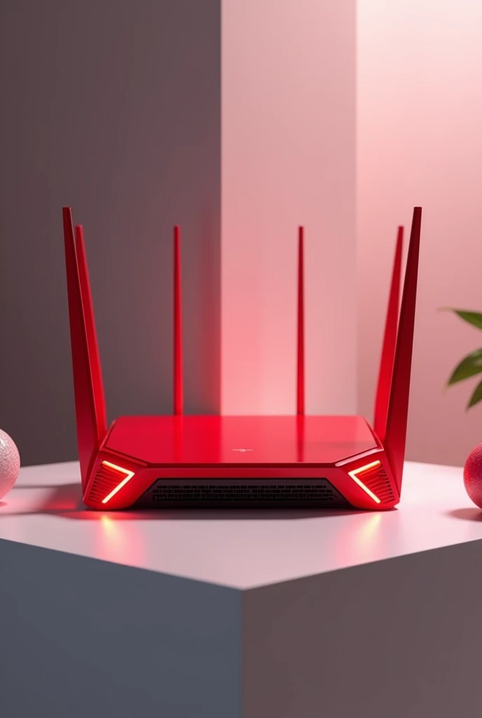 red wifi router