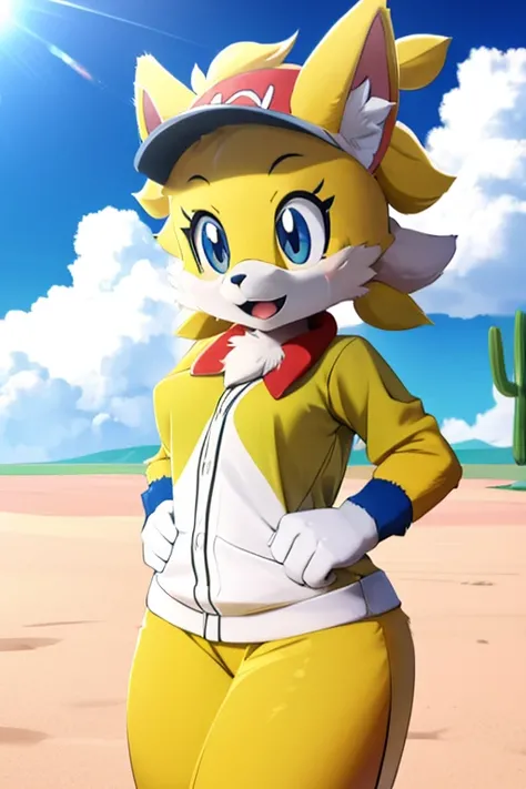 Furry female cactus alola pokemon sun and moon fursuit mascot baseball style 