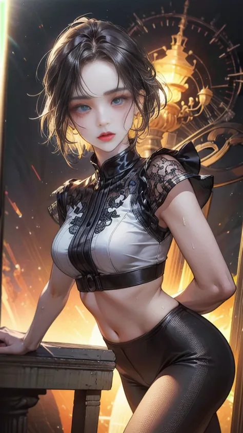 gorgeous busty big ass girl, the girl is 20 year old, standing on aesthetic sreet, the girl is wearing tight leggings and crop top. 

ultra high quality, masterpiece, cozy vibe, modern background, ultra high resolution, ultra detailed, ultra detailed cloth...