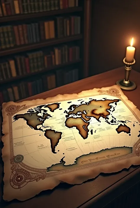 old map of continents
