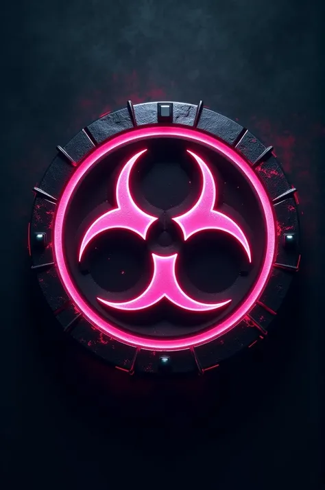 Make a circle shape logo of my Gaming channel whose name is "TOXIC" and logo is based on my channel name