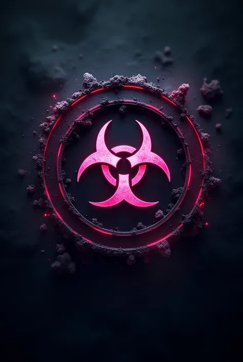 Make a circle shape logo of my Gaming channel whose name is "TOXIC" and logo is based on my channel name