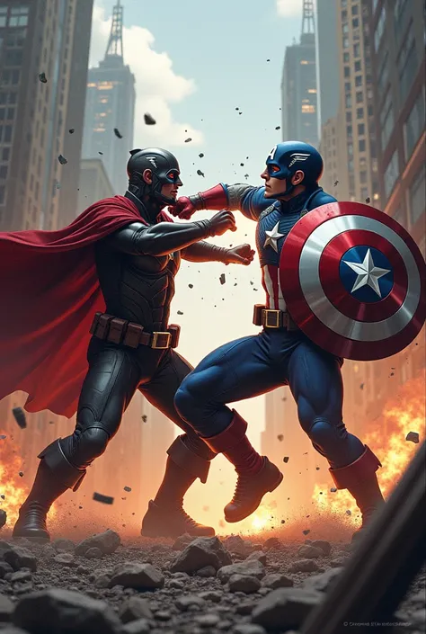 G one fighting with captain America 