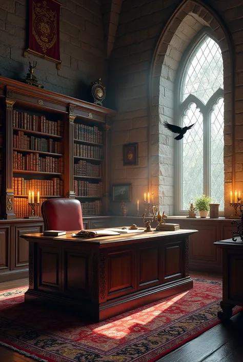 A medieval castle school principal&#39;s office 