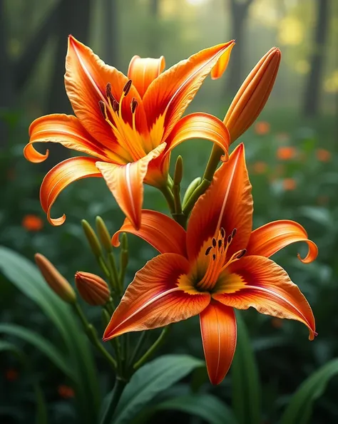 Tiger Lily flowers