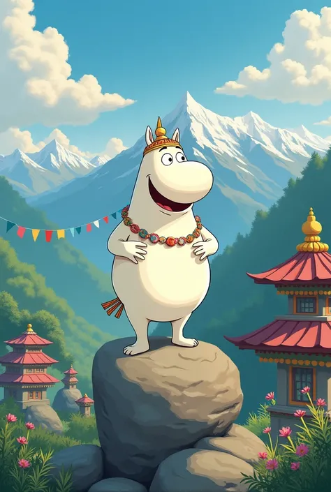 Mumin sing a song in nepali cartoon 