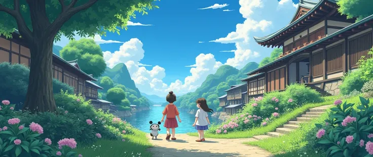 Highly detailed anime-style still images, Ghibli Studio Style,8k