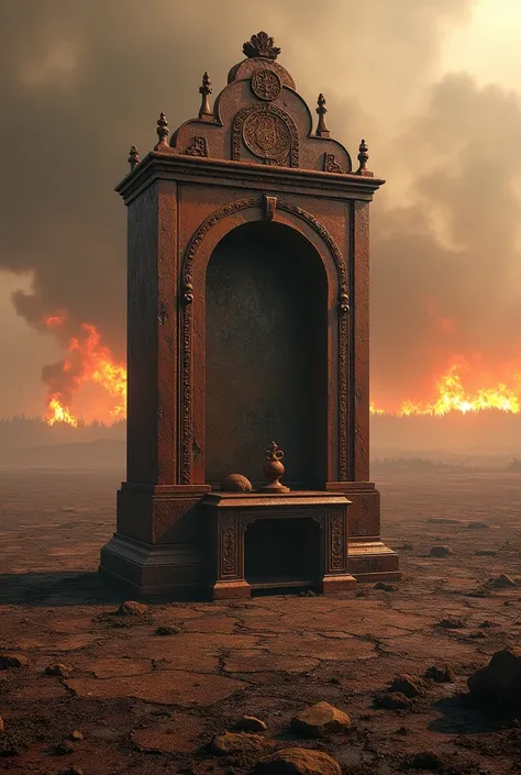 Rusted altar of the burning field 