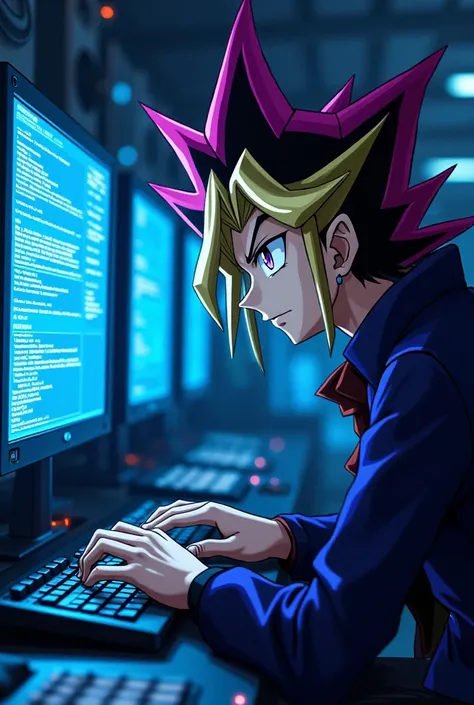 Make Yugi hack a computer 