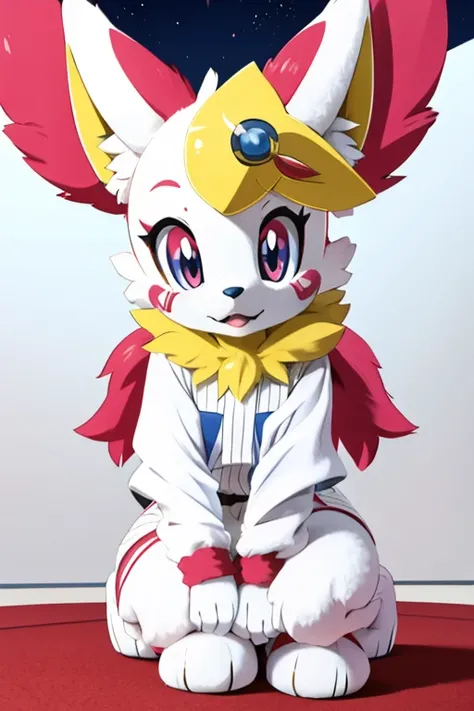 Furry female kuami alola pokemon sun and moon fursuit mascot baseball style 