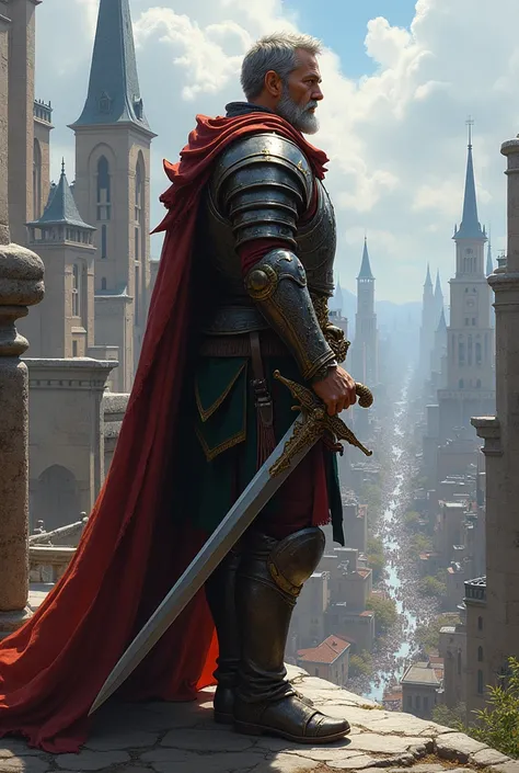 Kael is a skilled and noble warrior who comes from a family with a long tradition of guardians.. Your destiny is to protect the city from any threat, and he carries a strong sense of duty. Despite his serious demeanor, he has a kind heart and is loyal to h...