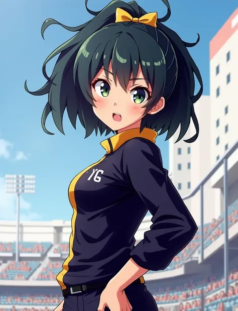 anime girl athlete with a big ass