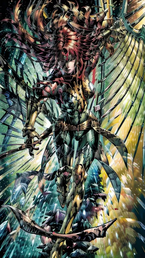 Jean Grey wearing dragoon armor 